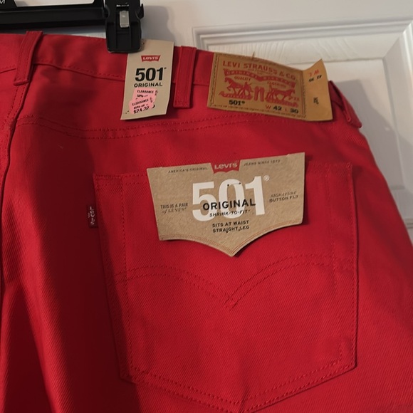 Red men jeans - Picture 5 of 8